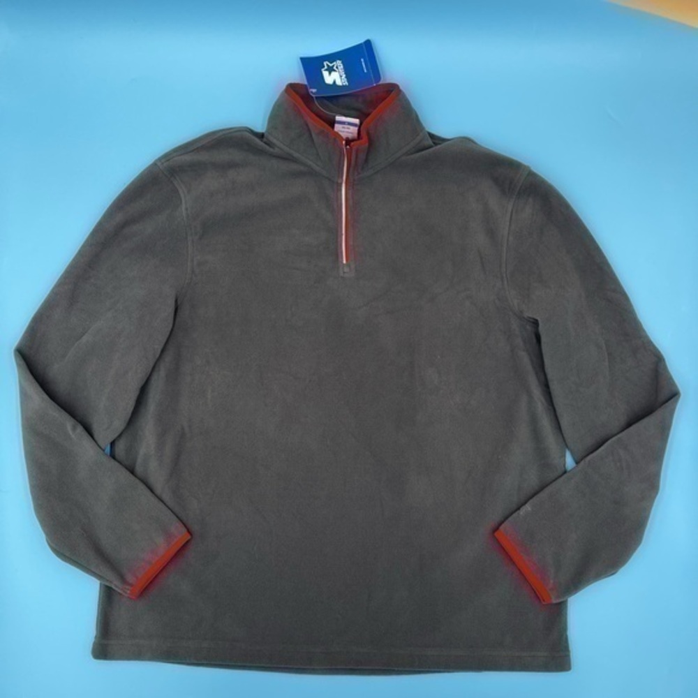 NWT - VTG STARTER 1/4 Zip Pull-Over Fleece Reflective Sweatshirt